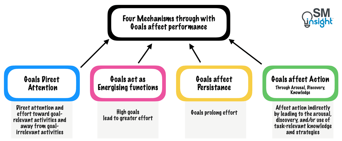 Mechanisms Through Which Goals Affect Performance