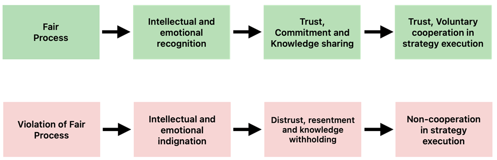 The consequences of the presence and absence of fair process